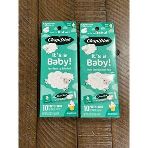 ChapStick Party Favor It's a Baby! Angel Food Lip Balm Pack 2 boxes of 10